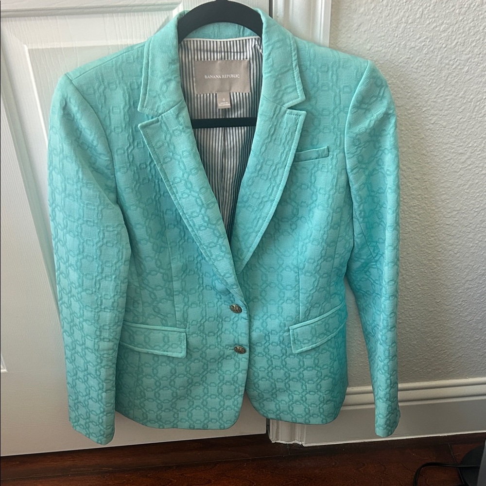Banana Republic Women's Turquoise Blazer